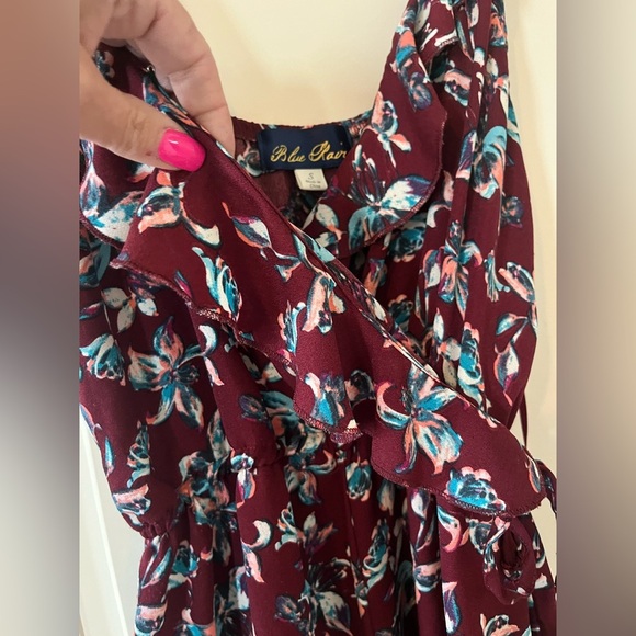 Blue Rain Beautiful Romper Multi Colors Women’s size Small - Picture 11 of 15